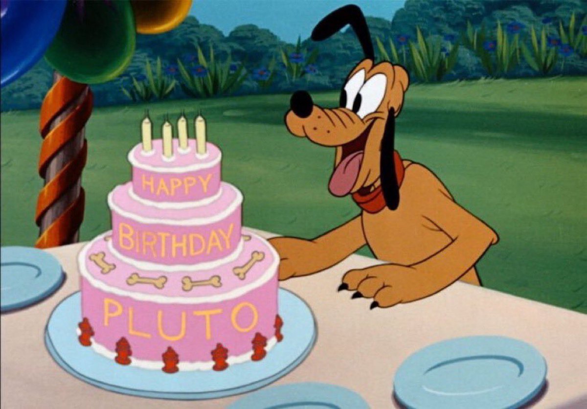 ToonHive's tweet photo. Happy 96th birthday to Pluto. https://t.co/Uit5WwM9xc