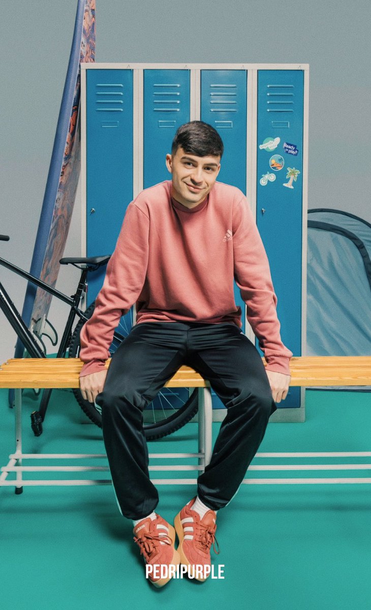 PedriPurple's tweet photo. Pedri’s shoot with Decathlon last year 📸 https://t.co/FxPOx5eJ8c