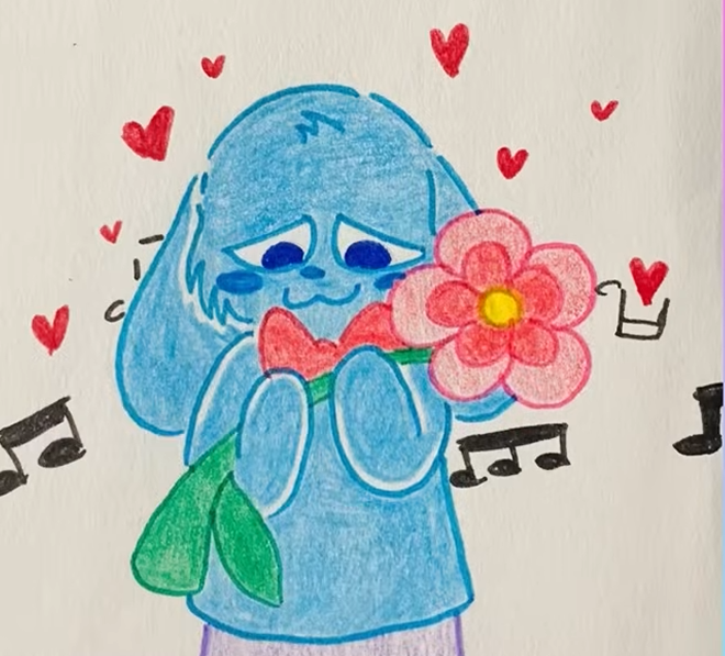 Yadaudo's tweet photo. @PopcornPost_ bro is scared of bonbon https://t.co/dfJ87z819c
