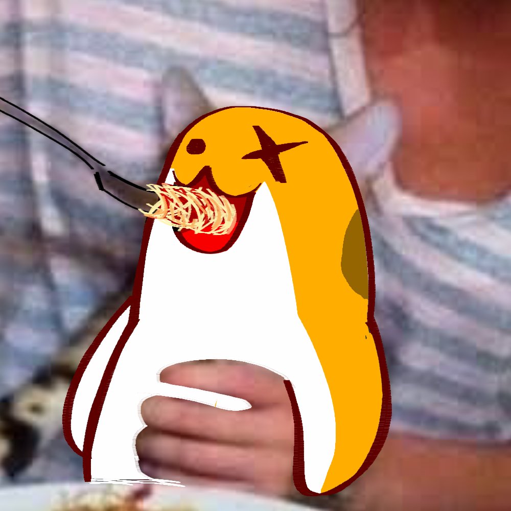 WeroCosmiko's tweet photo. Wait- Who is eating the spaguette?
#gremurins https://t.co/c36pfvpbNP
