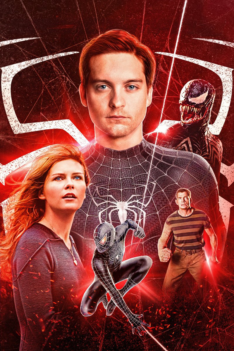 theKomixBro's tweet photo. SPIDER-MAN 3 (2007)
4K Textless Poster
with Tobey Maguire 
 
🔥 CUSTOM KEY ART 
📏 4K | 2731 x 4096
🎨 Textless by Me | #Spiderman