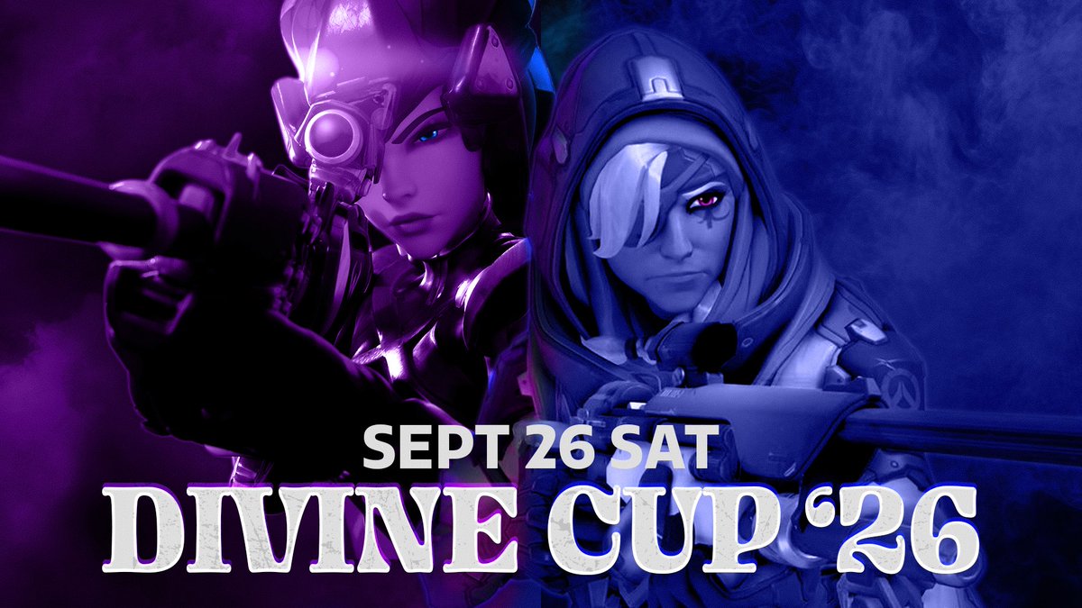 99divine_'s tweet photo. 🔥DIVINE CUP 開催決定！🔥

競技シーンの選手と、コミュニティを盛り上げるストリーマーが集結。

普段では絶対に見られない組み合わせで繰り広げられるドリームマッチ。

果たして勝利を掴むのはどのチームか。

9月26日開催。

詳細は近日公開。

#DIVINECUP #99DIVINE #Overwatch https://t.co/cwy6tGTdCe