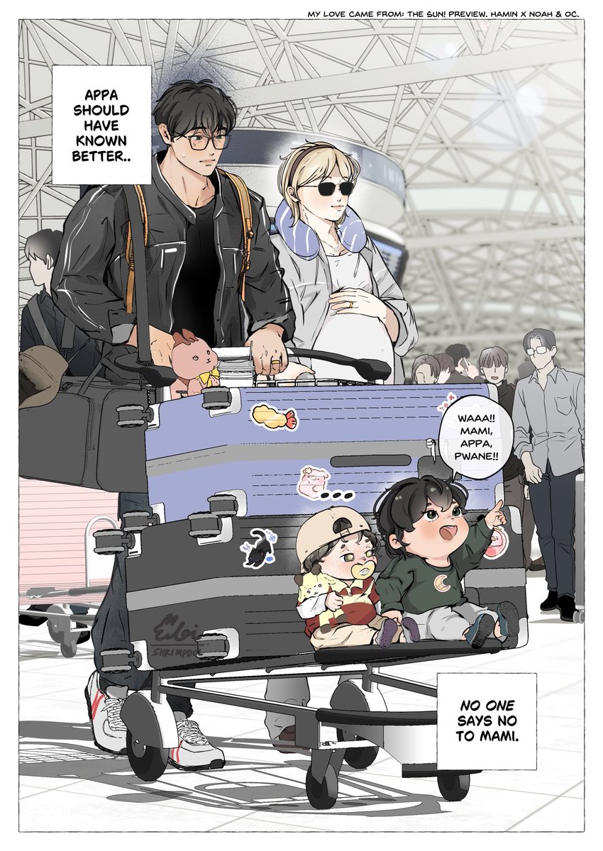 shrimpdol's tweet photo. My Love came from The Sun☀️
doujin page previews

28pg | 130+ panels | slice of life | mpreg | hamnwa &amp; OCs https://t.co/TMB1AqXGVw