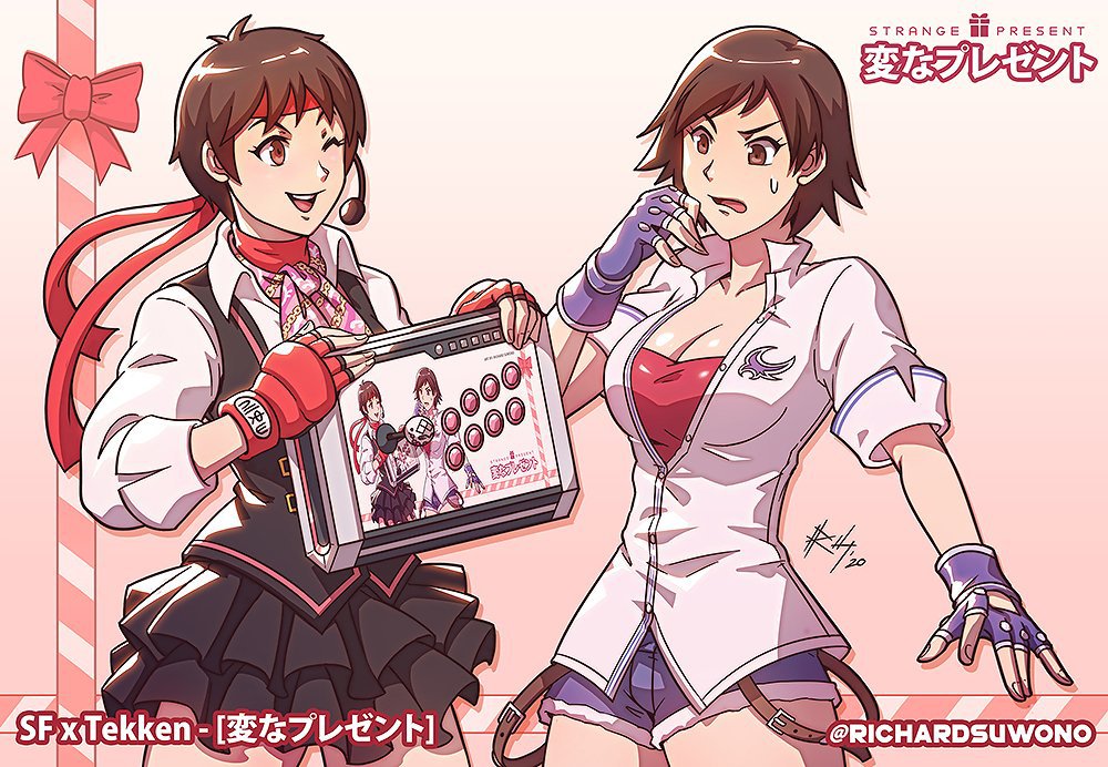 richardsuwono's tweet photo. [ 変なプレゼント]-"Strange Present"
Sakura have a surprise gift for Asuka! 😆

Artwork for Arcadestick commission

Sakura and Asuka fans,
enjoy~ https://t.co/8Q40KrBFnI