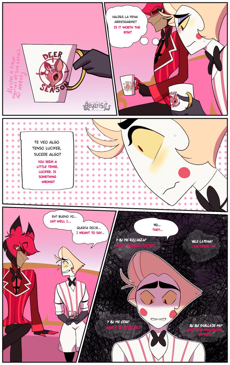 beyarts_0's tweet photo. Elixir de vida 
Capítulo 32: ser o no ser

Se lo dirá? 👀

#radioapplehazbinhotel #appleradio https://t.co/noltmgooA0