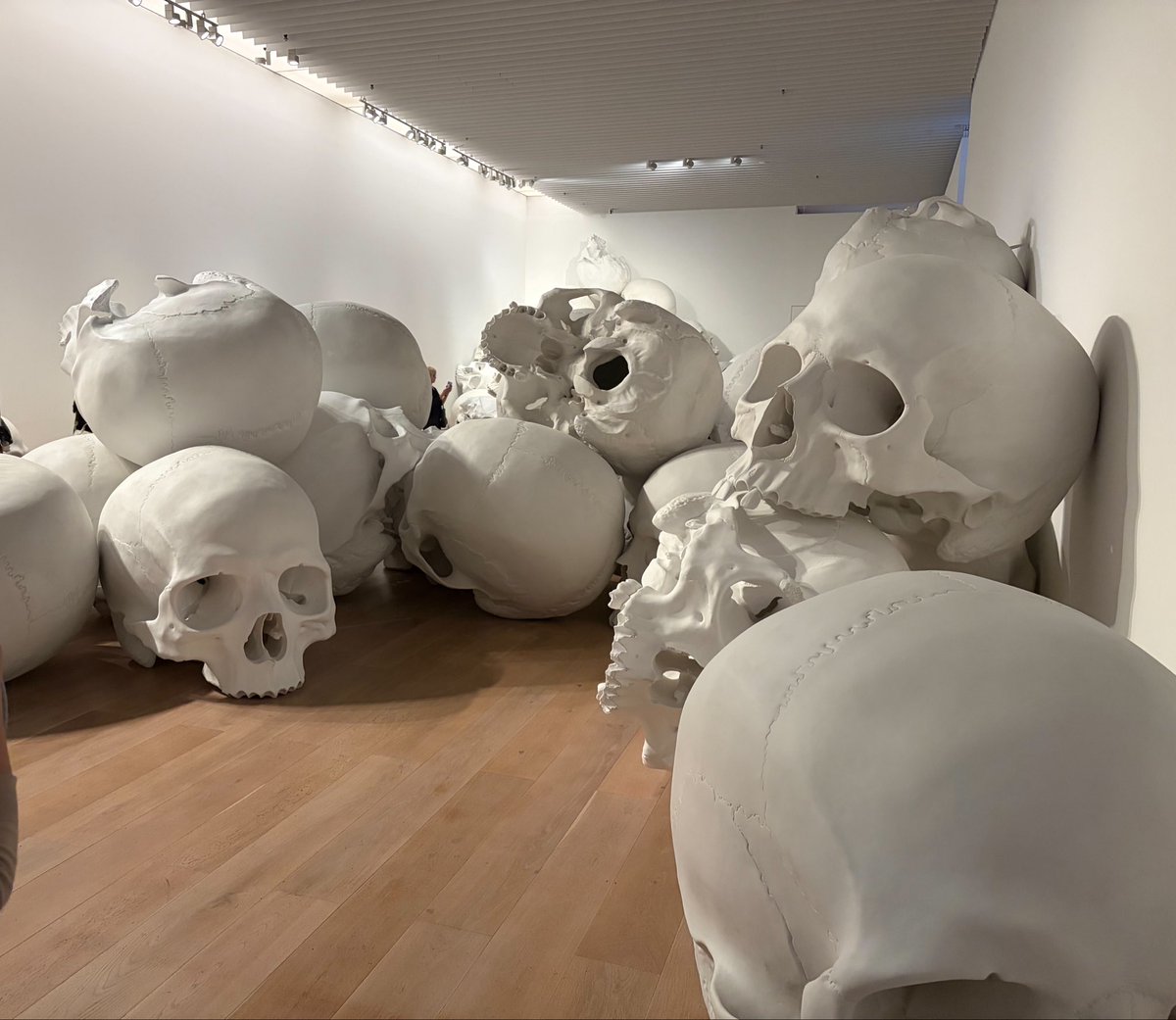 r_kinako's tweet photo. ロン・ミュエク展行ってきた
非現実感と今にも息をしそうな立体造形すげえ https://t.co/kso42aWZ7a
