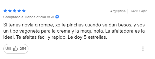 unclientedijo's tweet photo. Si estás de novio, leé la primer review y vas a entender por que es la #1 en ventas. https://t.co/ShzXf1P8cL