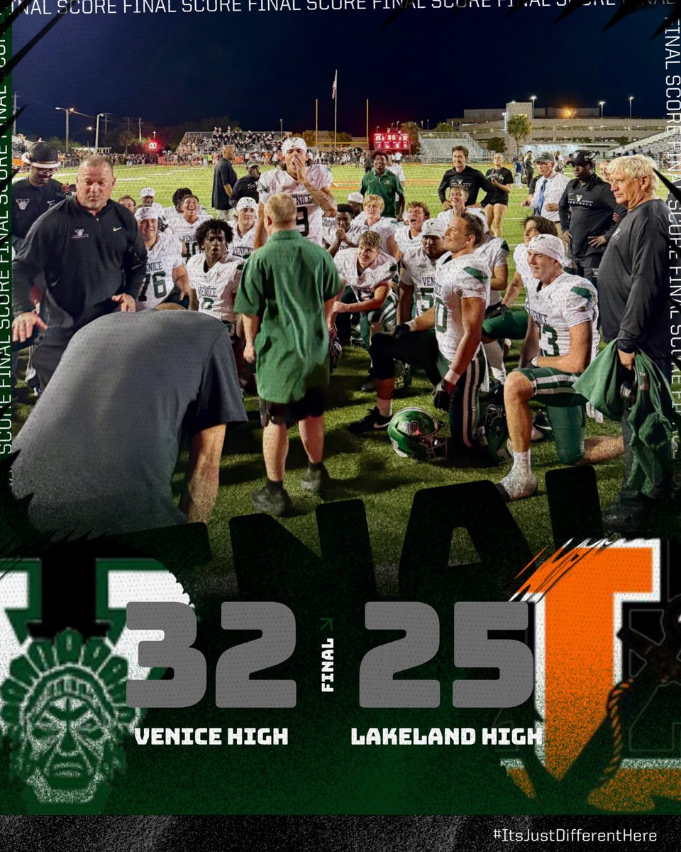 VeniceIndianFB's tweet photo. Your Indians win another OT Thriller!! #ItsJustDifferentHere https://t.co/23cLsYZsVi