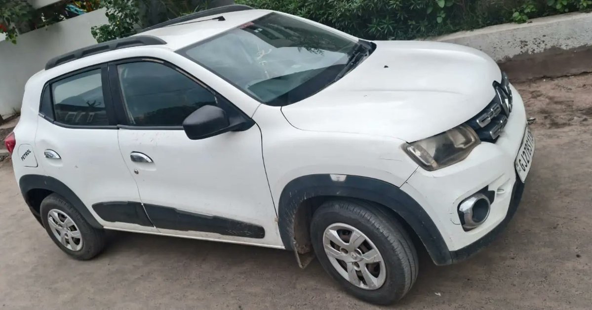 Ezza91's tweet photo. Renault Kwid 2018, owner 1, petrol, AC chalu, single gadi. Price: 1, 80, 000. https://t.co/ZnnG1uFIz9