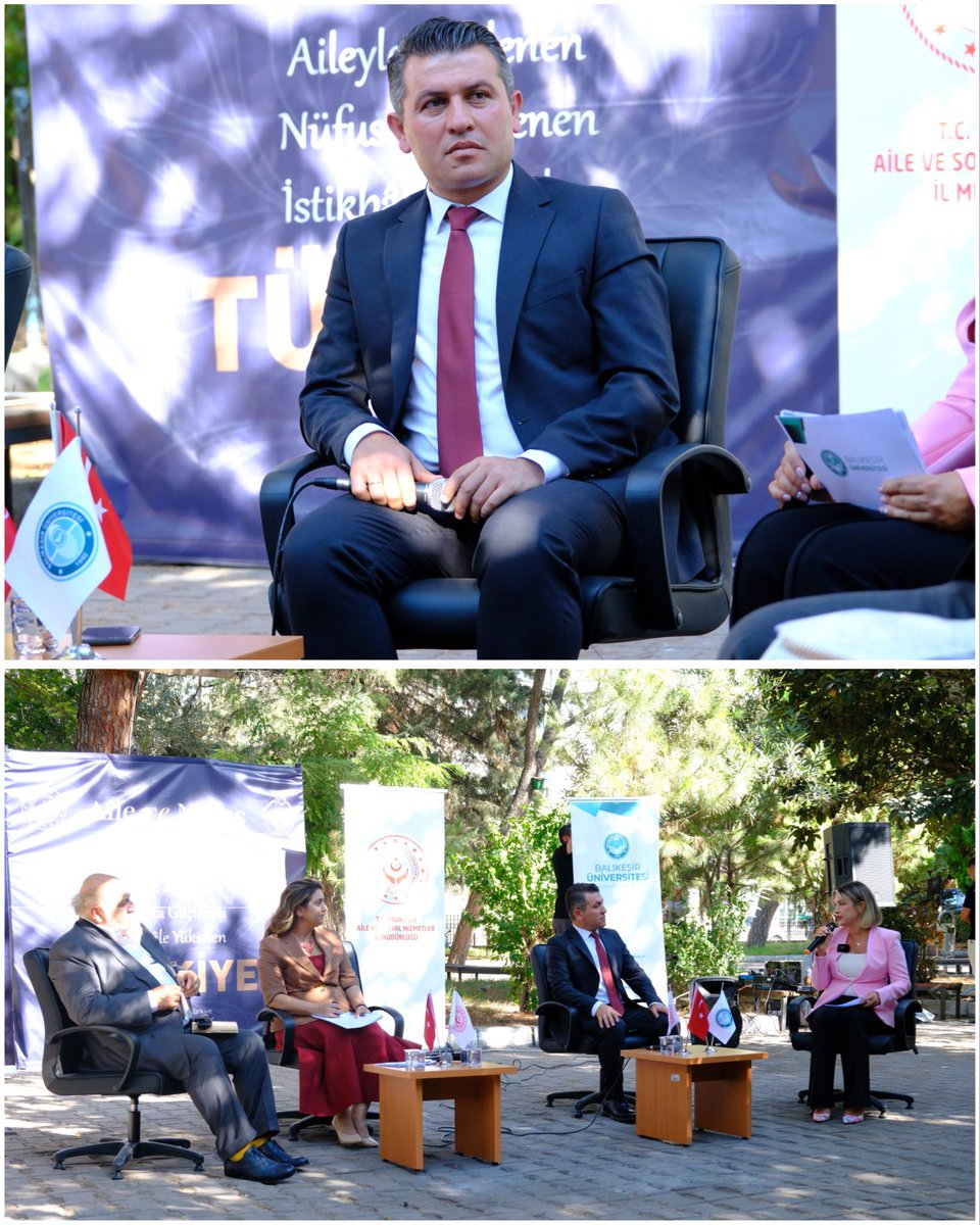 ibrahimkonar's tweet photo. Balıkesir Üniversitesi İbni Haldun Sosyal Politikalar Uygulama ve Araştırma Merkezi Müdürlüğü ve Balıkesir Aile ve Sosyal Hizmetler İl Müdürlüğü iş birliğinde “Aile Yılı” kapsamında düzenlenen “Güçlü Aile, Güçlü Gelecek” başlıklı panel muhteşemdi… 👏👏👏

Bu özel davet için BAÜN İbni Haldun Sosyal Politikalar Uygulama ve Araştırma Merkezi Müdürü Prof. Dr. Pelin Vardarlıer’e ve Balıkesir Aile ve Sosyal Hizmetler İl Müdürü Emine Böçkün’e çok teşekkür ederim… 🙏🙏🙏 

@balikesiruni @balikesiraile @pelinvardarlier @BockunE @tcailesosyal #balıkesirüniversitesi 
#aile #ibrahimkonar