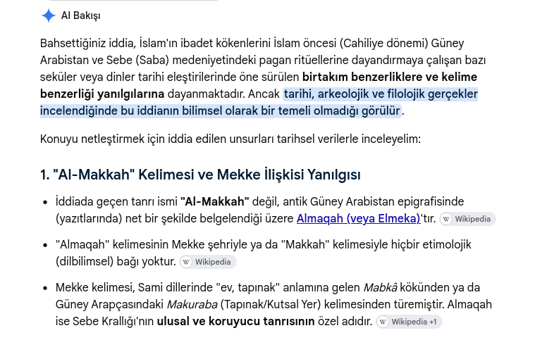 efsnzky's tweet photo. @tarikbasarann @vs_50O_fvl_1_5_ İşine bak fasık, buraya yazmadan önce yapay zekaya sorsan bile  ikisinin alakası olmadığını sekülerlerin ve islam karşıtlarının uydurması olduğunu görürdün. https://t.co/NJ5UemoNwR