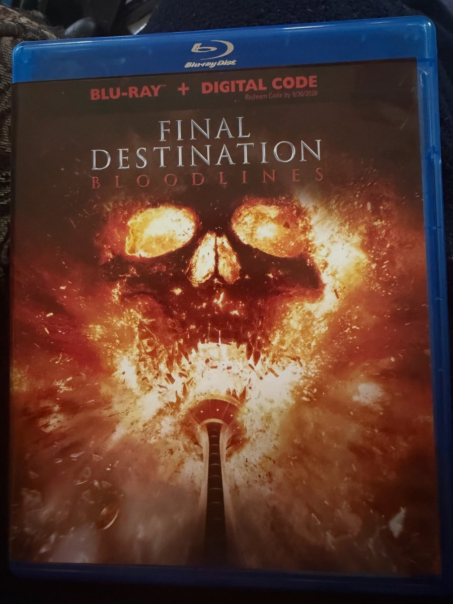Alber2497's tweet photo. Next up: Final Destination: Bloodlines (2025) https://t.co/IvPZ9Em4d4