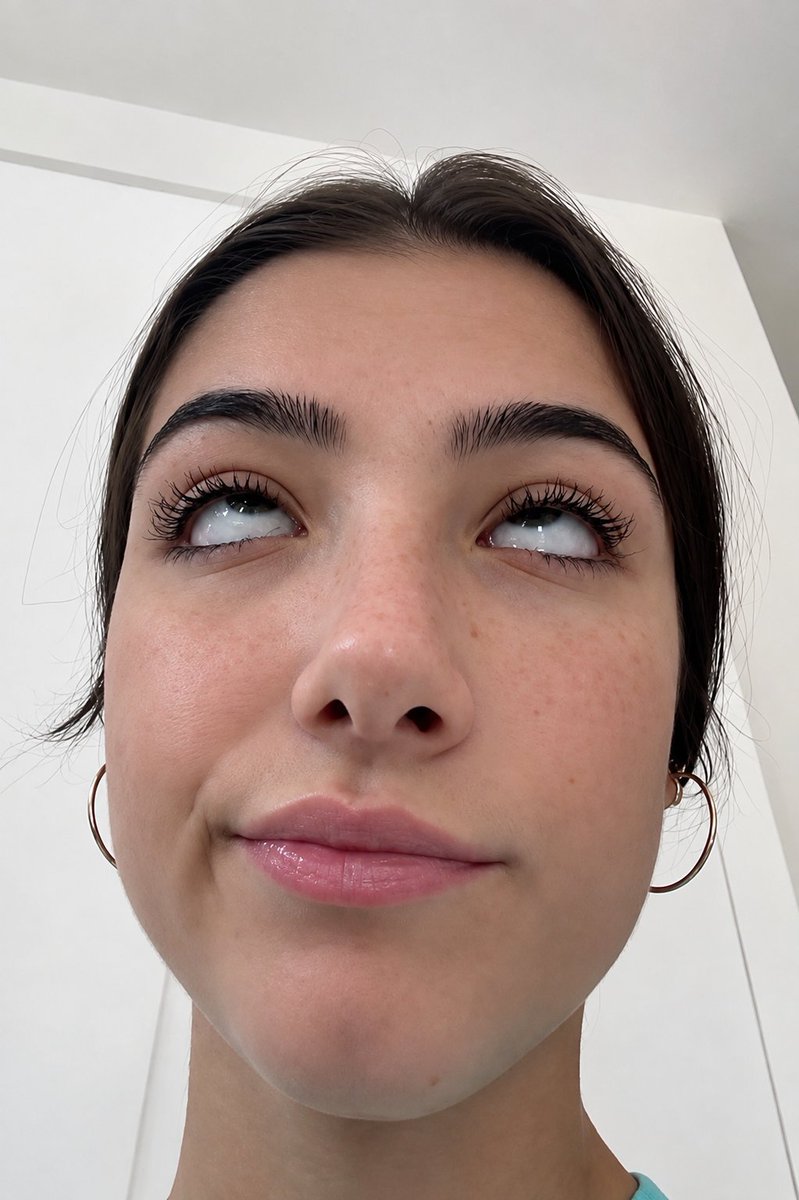 itsmyfeelingss_'s tweet photo. Charli D’Amelio’s face card is actually insane https://t.co/nKw4ZjwSLs