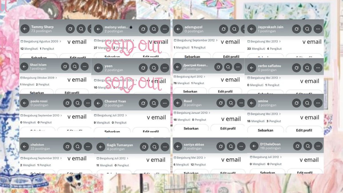 cluemsys's tweet photo. @Womnnyi hiii ridiiiw y lama niiii murceeee

‘⅋── harga kosongan &amp; inact :

𔘓 v-email tahun lama : 15k
𔘓 verif all tahun lama : 16k
𔘓 verif all tahun lama masuk mt : 20k

𐙚 contact ke sini yaa : ☎️ https://t.co/ZzlSXO3RAg https://t.co/rpeDvxxO4m