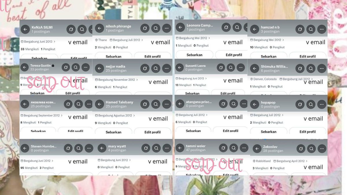 cluemsys's tweet photo. @Womnnyi hiii ridiiiw y lama niiii murceeee

‘⅋── harga kosongan &amp; inact :

𔘓 v-email tahun lama : 15k
𔘓 verif all tahun lama : 16k
𔘓 verif all tahun lama masuk mt : 20k

𐙚 contact ke sini yaa : ☎️ https://t.co/ZzlSXO3RAg https://t.co/rpeDvxxO4m
