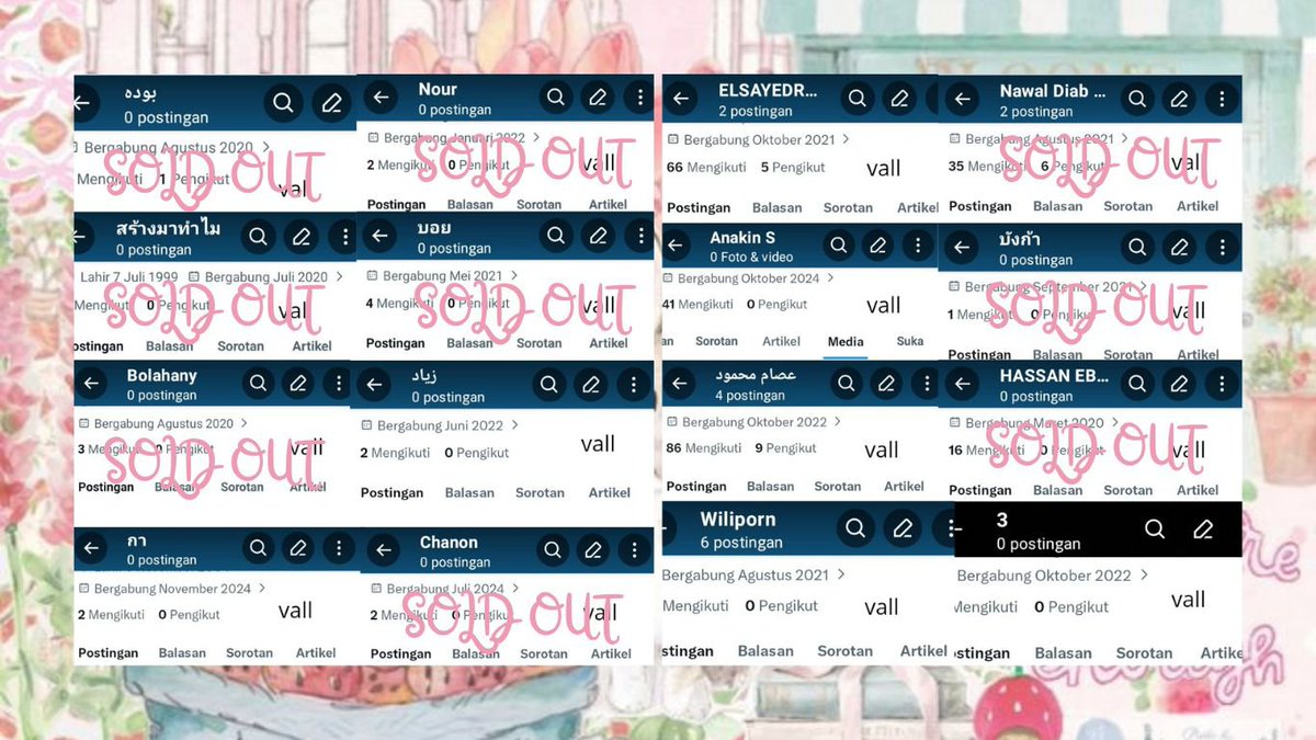 cluemsys's tweet photo. @Womnnyi hiii ridiiiw y lama niiii murceeee

‘⅋── harga kosongan &amp; inact :

𔘓 v-email tahun lama : 15k
𔘓 verif all tahun lama : 16k
𔘓 verif all tahun lama masuk mt : 20k

𐙚 contact ke sini yaa : ☎️ https://t.co/ZzlSXO3RAg https://t.co/rpeDvxxO4m