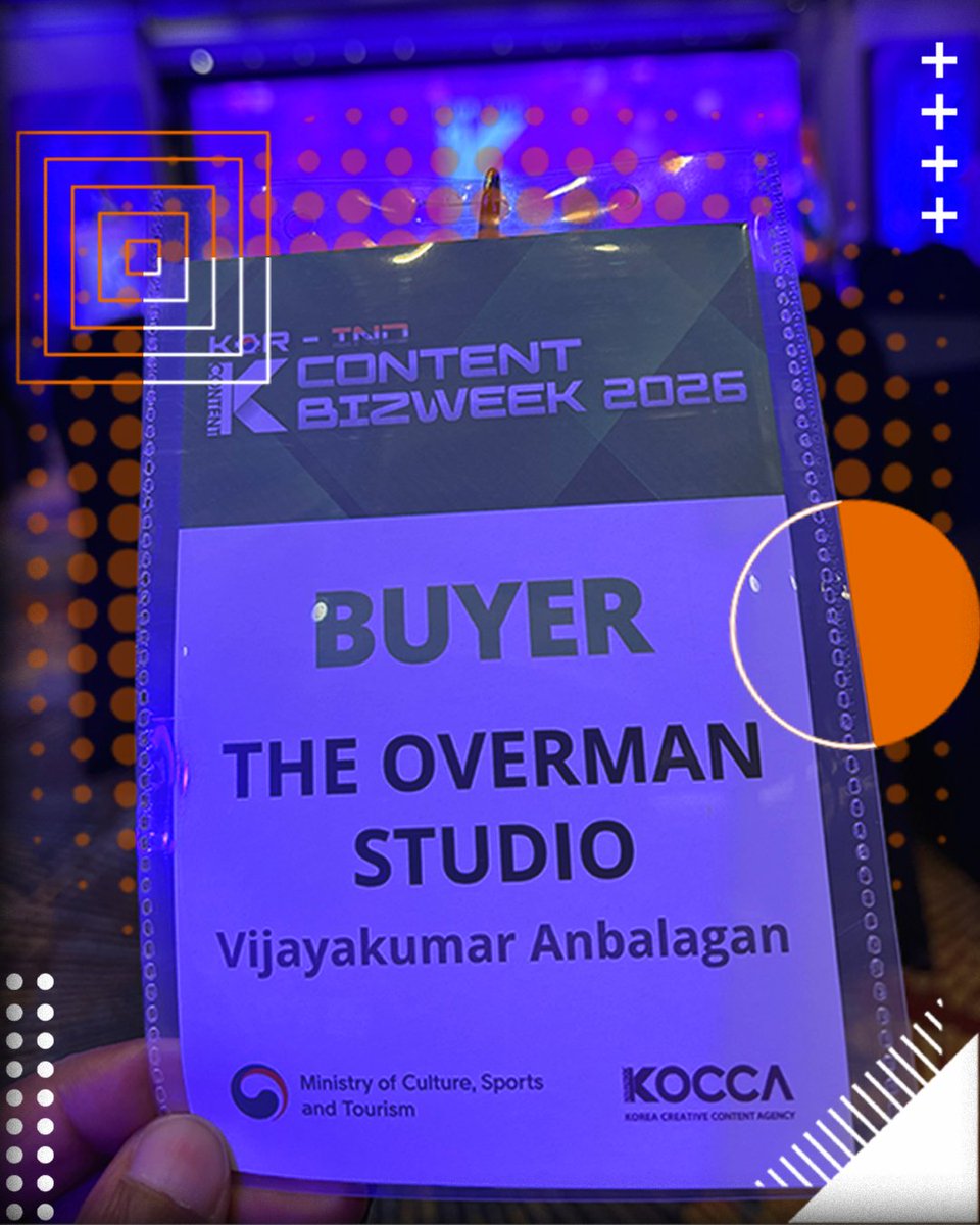 OvermanStudio's tweet photo. #KOCCAIndia #MediaTech #CrossBorderCinema #FutureOfCinema #CoProduction #GlobalIP #MediaAndEntertainment https://t.co/jl5m3gpRMj