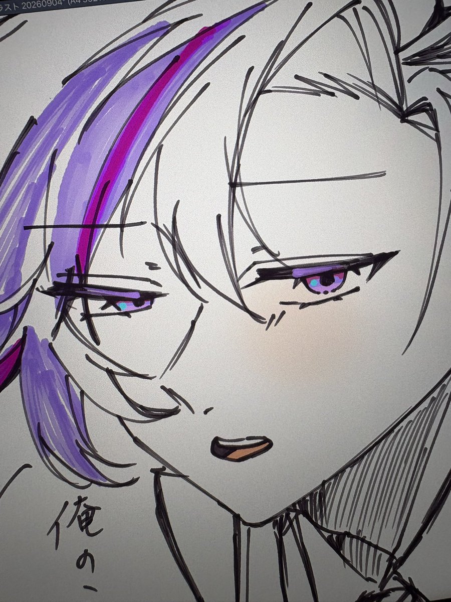 asa_0714's tweet photo. この顔面上手くかけたから見てほしい https://t.co/Os8qsyIugg