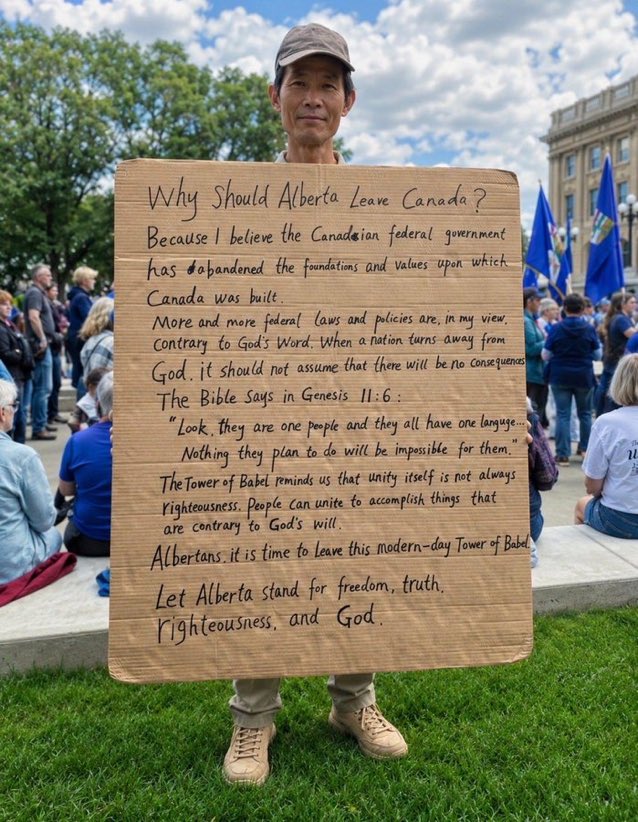 Samuel303261374's tweet photo. Let Alberta decide! https://t.co/s8Q24oNsM5