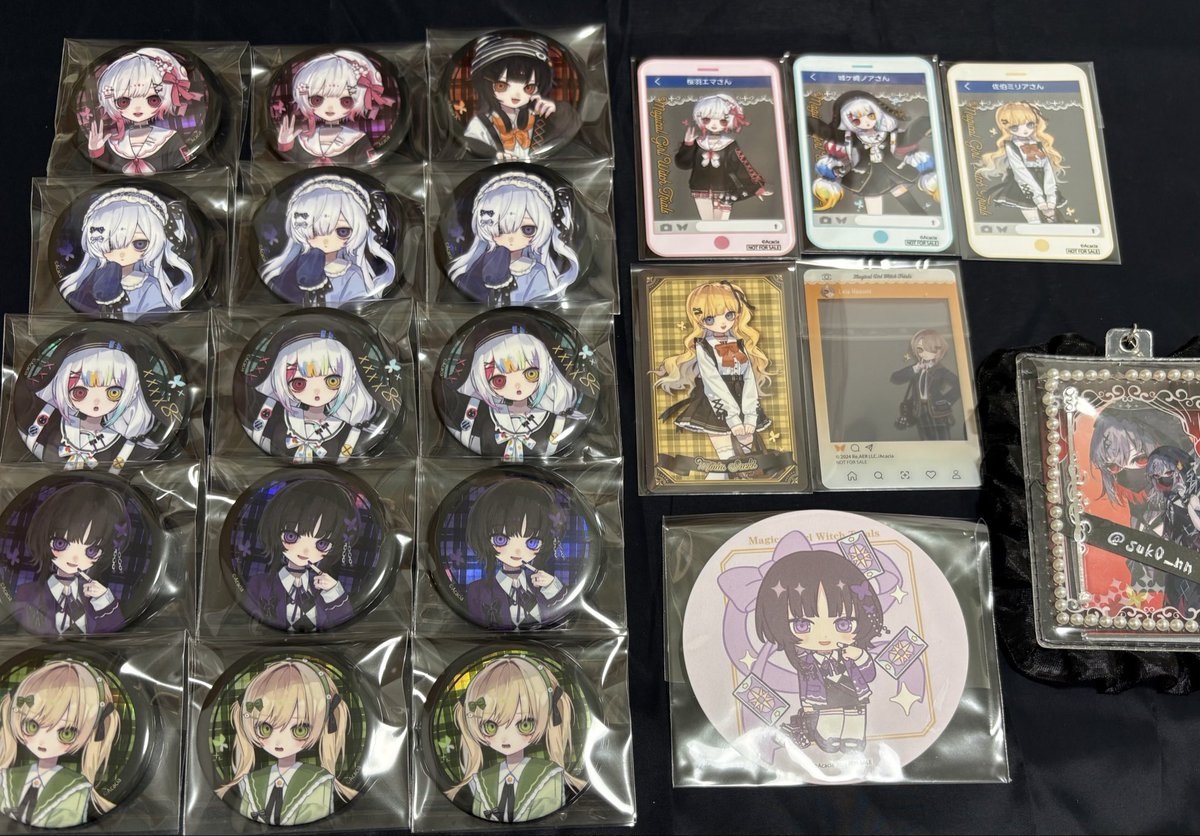 suk0_nn's tweet photo. 【交換】まのさば　魔法少女ノ魔女裁判　ダイバーシティ

《譲》画像
《求》ナノカ、アリサ

コースターはアリサとの交換のみ、
缶バッジはアリサ優先で求めております
郵送or異ノ祭での交換

お気軽にお声掛けくださいm(_ _)m https://t.co/FniopYfO3f