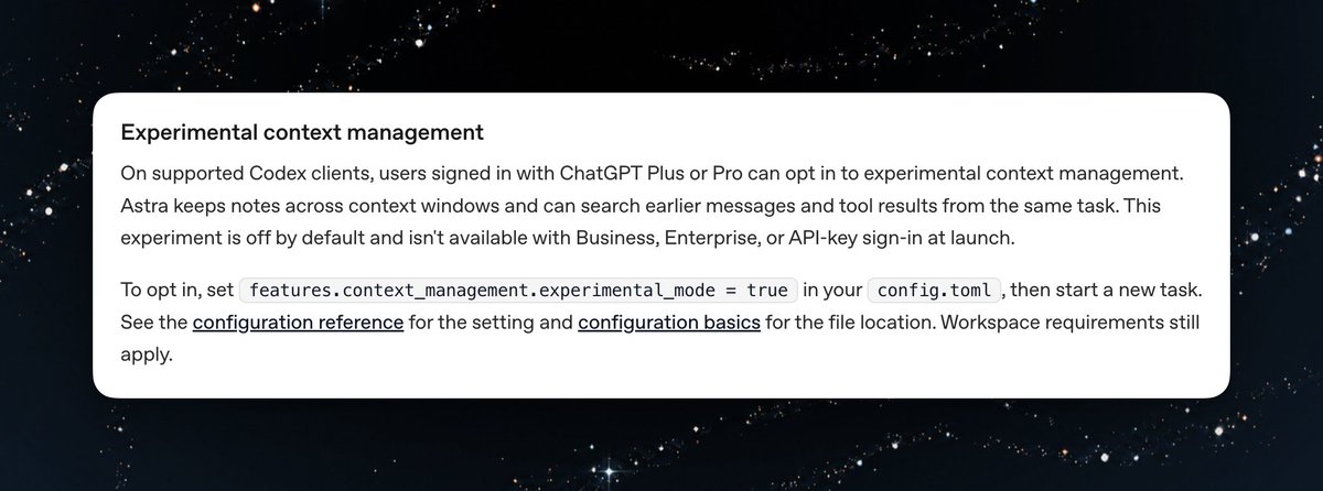 gabrielchua's tweet photo. Instructions below, or appshot this and ask Codex to set it up! https://t.co/A8YKpKj87h