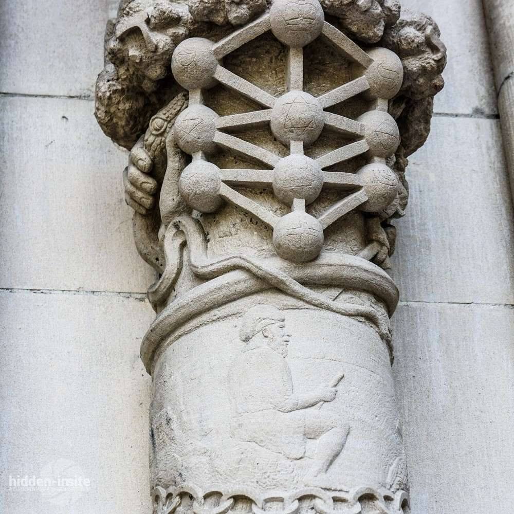 andreas_nigbur's tweet photo. Does anyone care to explain why all of this would be carved into the pillars of the fourth largest cathedral in the world? 

The Cathedral of St. John the Divine in Manhattan. Pillars carved in 1997.

This is the narrative. 👉The apocalyptic and sometimes disturbing carvings on the pillars of the Cathedral of St. John the Divine in Manhattan have fascinated and astonished visitors for decades.