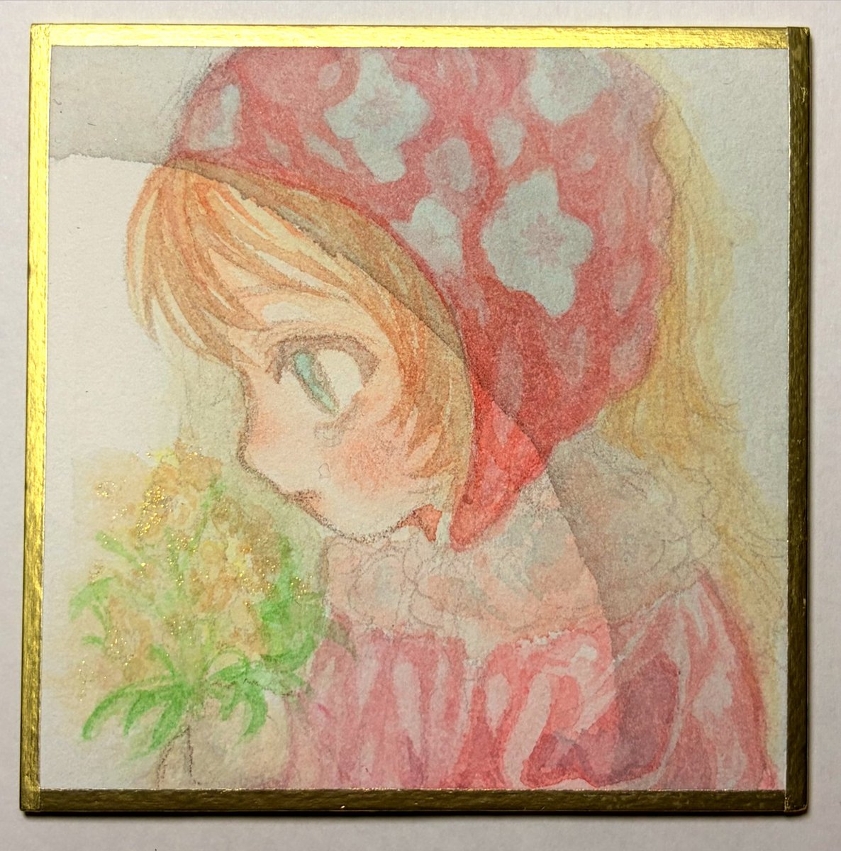 harami8730's tweet photo. ミニ色紙描きました。 https://t.co/UT2NeSmC2e