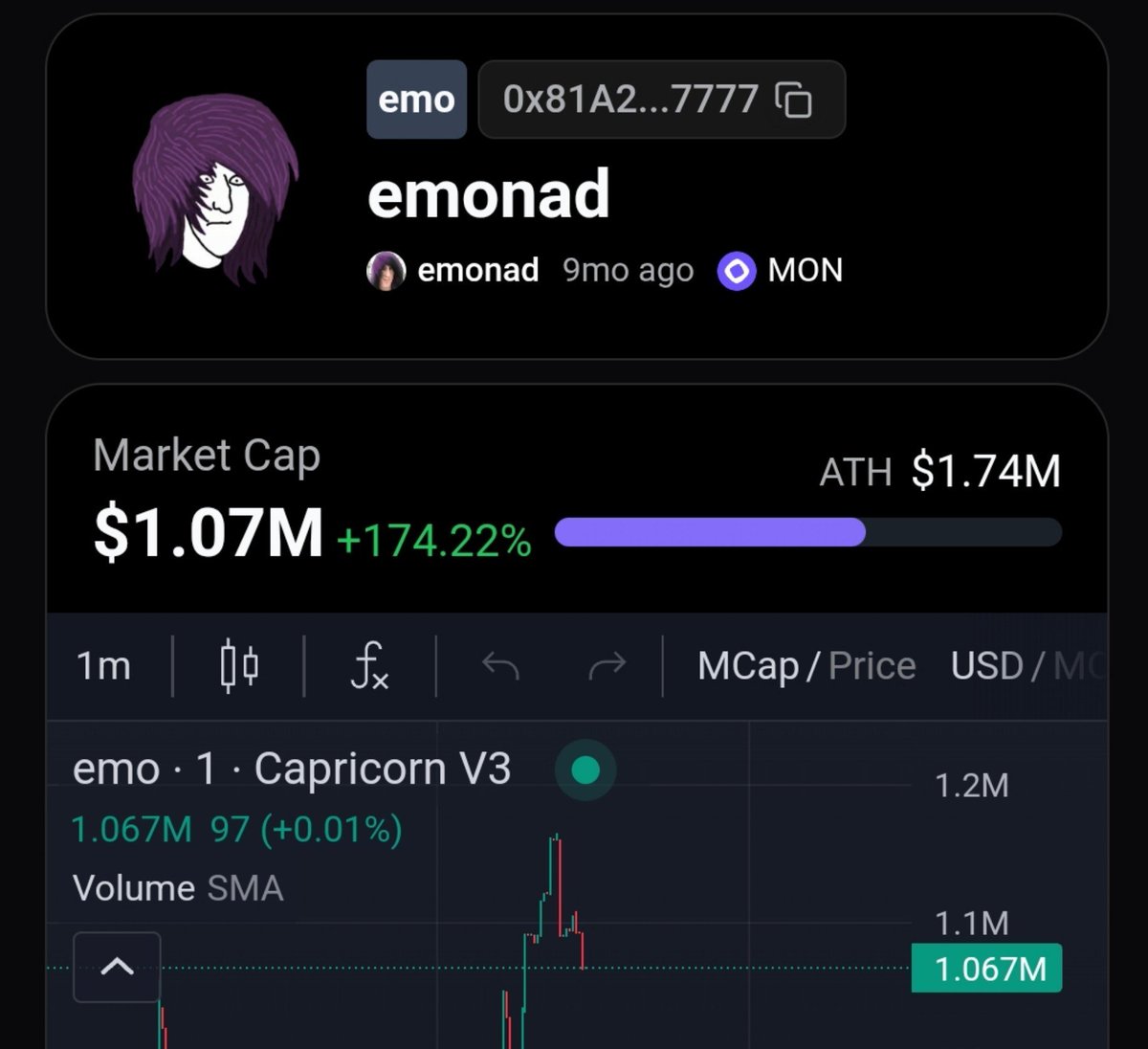 AmirRz1997's tweet photo. Gm!!!

Every monad memecoins are pumping!!!

You didn't grab a big bag of each???

Sad!!!

$EMO $JAMES https://t.co/7pEdLpQLFd