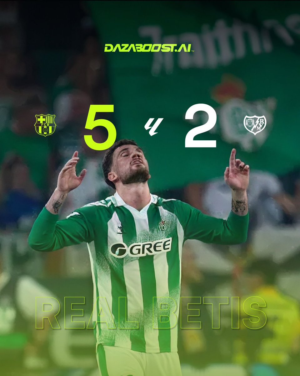 Dazaboost's tweet photo. WAIT… WHAT?! 
Real Madrid just took their first loss of the season.

Betis did THAT.

The unbeaten run is over. Who saw this coming? 

#LALIGA https://t.co/ouyAsXcAaQ