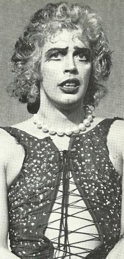raffl3s1a's tweet photo. those old photos of tim curry with blonde hair and makeup he did himself are representitive of my soul https://t.co/F3F53Kzx4S