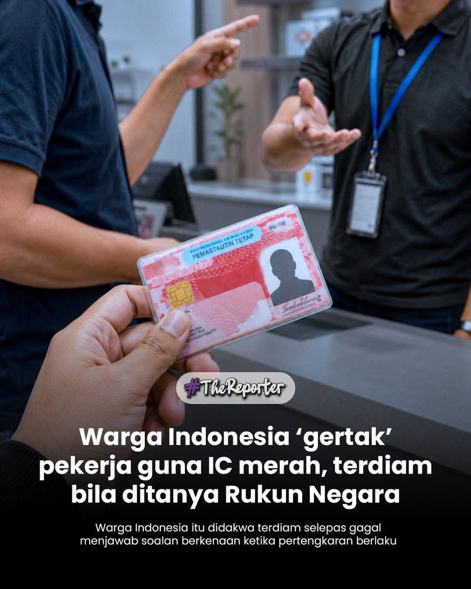 osman_EX5Hitam's tweet photo. IC merah bukan org Malaysia ya.
Sedar diri sikit.

Negara ni senang sangat bagi IC merah ni apahal? Gila ke? Ke dah lapar sgt dgn rasuah? Kebulur sangat ke nak mati bawak duit rasuah jumpa Tuhan?

https://t.co/crWyWzWgdS https://t.co/ZtPDvANtyA