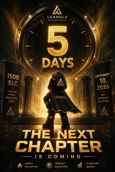 leanglecoin's tweet photo. The next chapter is coming.
September 10, 2026.
A major supply reduction event.
150B $LeangleCrypto
One important milestone.
#LC #LeangleCrypto #TokenBurn #150BLC #LCBurn https://t.co/b5oSTouTuG