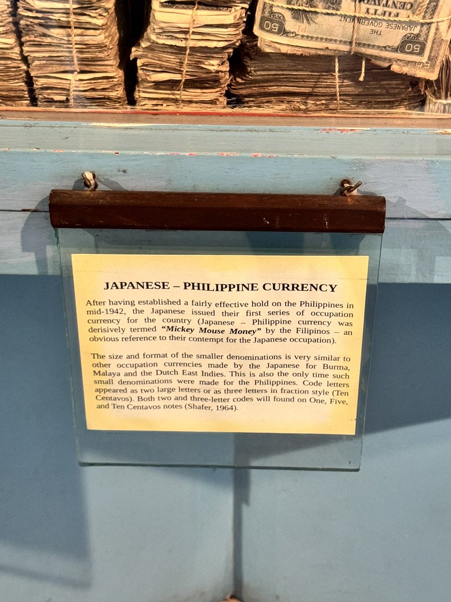 japtobias's tweet photo. What mickey mouse money actually looked like. 

(Seen at Museo Iloilo) https://t.co/4G8dyDzzlL