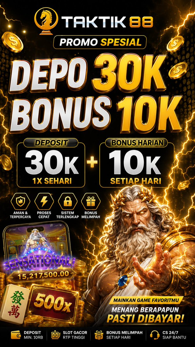 mrpoptart99's tweet photo. 🌟 𝐓𝐀𝐊𝐓𝐈𝐊𝟖𝟖 SENSATIONAL 🌟 #slotviral #slotgacor #gacor #slotindonesia #slotgacorhariini #infoslotgacor #slot #fyp
😍 Slot Gacor Hari Ini
🔗 Daftar &amp; Login: https://t.co/Zl3sfUn9XO
🎯 Tingkat kemenangan tinggi hari ini
🎯 Slot gacor hari ini https://t.co/0jr76rWUkT