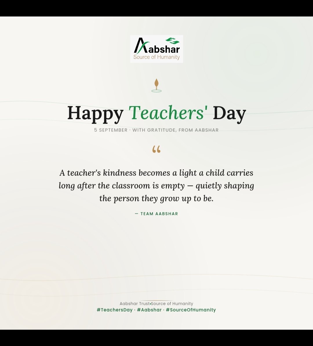 AbsharTrust's tweet photo. Happy Teachers Day https://t.co/mGxMRBE8In