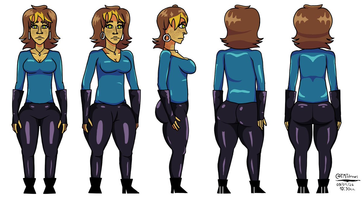 TMTdraws's tweet photo. Betty Richardson Character Sheet + Expressions
#Art #artwork #draw #draws #drawing #characterdesign #charaterdesign #charactersheet #OC https://t.co/mUGyO0pCI4