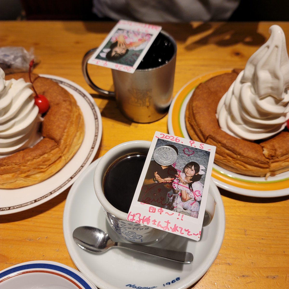 tanakaa73's tweet photo. 名古屋遠征みるちゃんお疲れ様～
そして、はる姉さん誕生日おめでとう～☕🍨☕🍨

#スターリットストーリー
#みるみる上昇中 https://t.co/tufRukEFU9