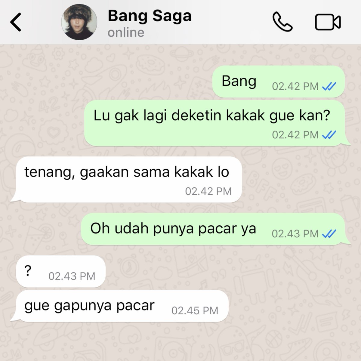 nanmails's tweet photo. bagas mengaku bingung https://t.co/yIo6v31XLN