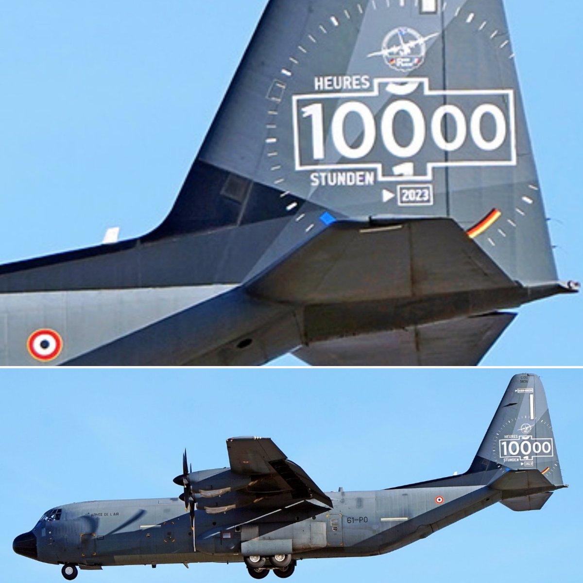 LebanonJets's tweet photo. #France AirForce C130 #61PO #3B77E7 Friday morning departed Evreux to Orleans-Bricy into Beirut &amp; onwards to Pafos as #CTM2088 most recent "COTAM" visit was on Aug7 https://t.co/uULL4TZQzq