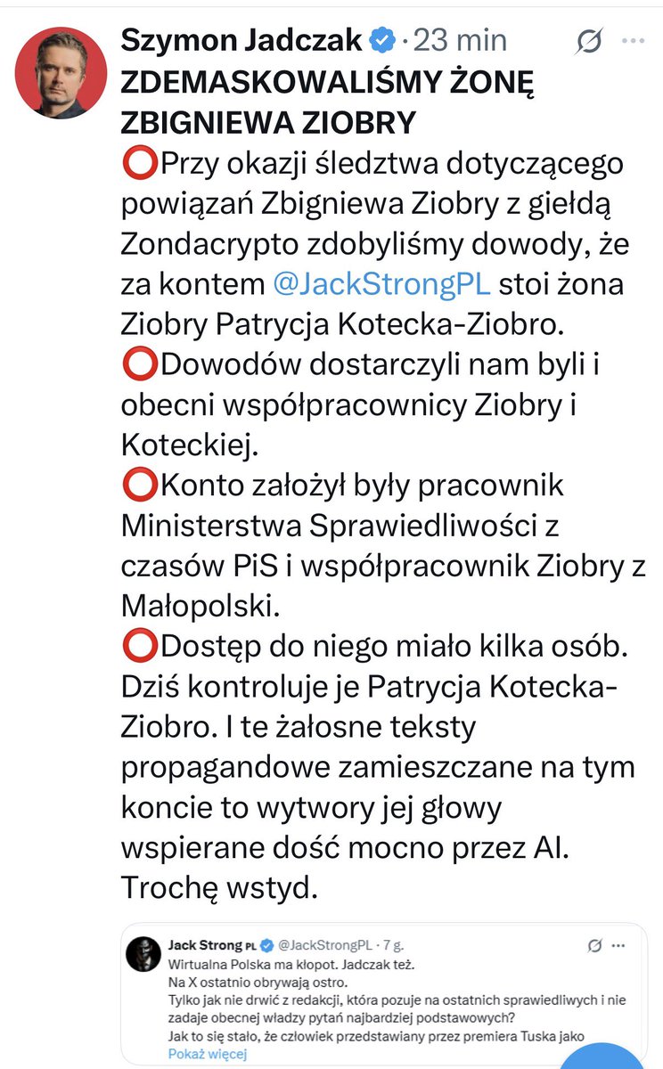 Pawelbla's tweet photo. @RafalBochenek Szach i mat. Tyle wam powiem. https://t.co/HmcqhwYAJl