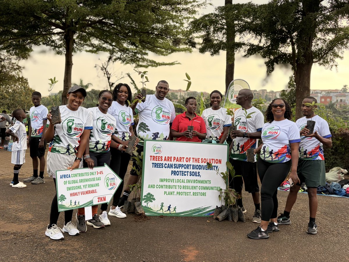 CJusticeAfrica's tweet photo. Yes! π₯ The #ClimateJusticeRun is happening now! https://t.co/U9lXBfQubO