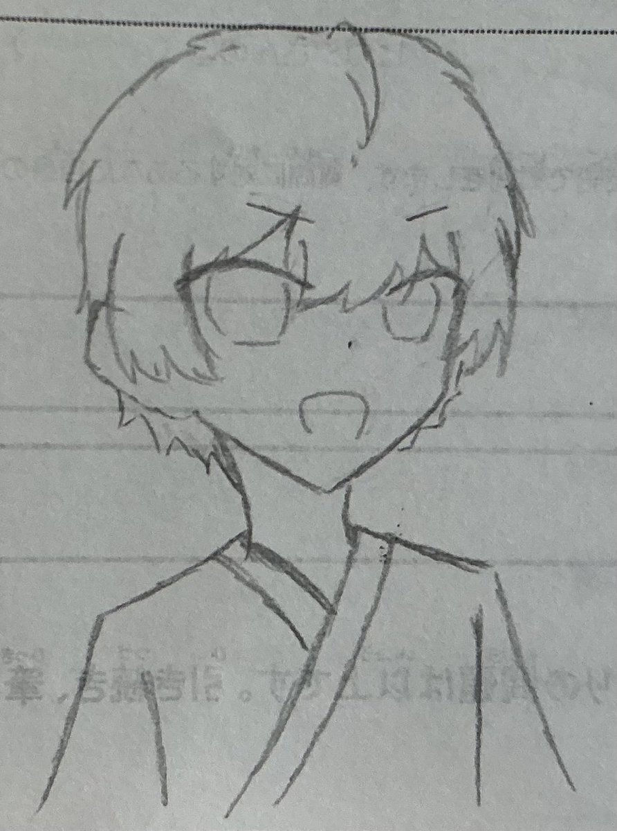 Chitoki60's tweet photo. …w
プリント(？)に描いた落書き
意外と上手く描けた気がする https://t.co/jjzz92U644