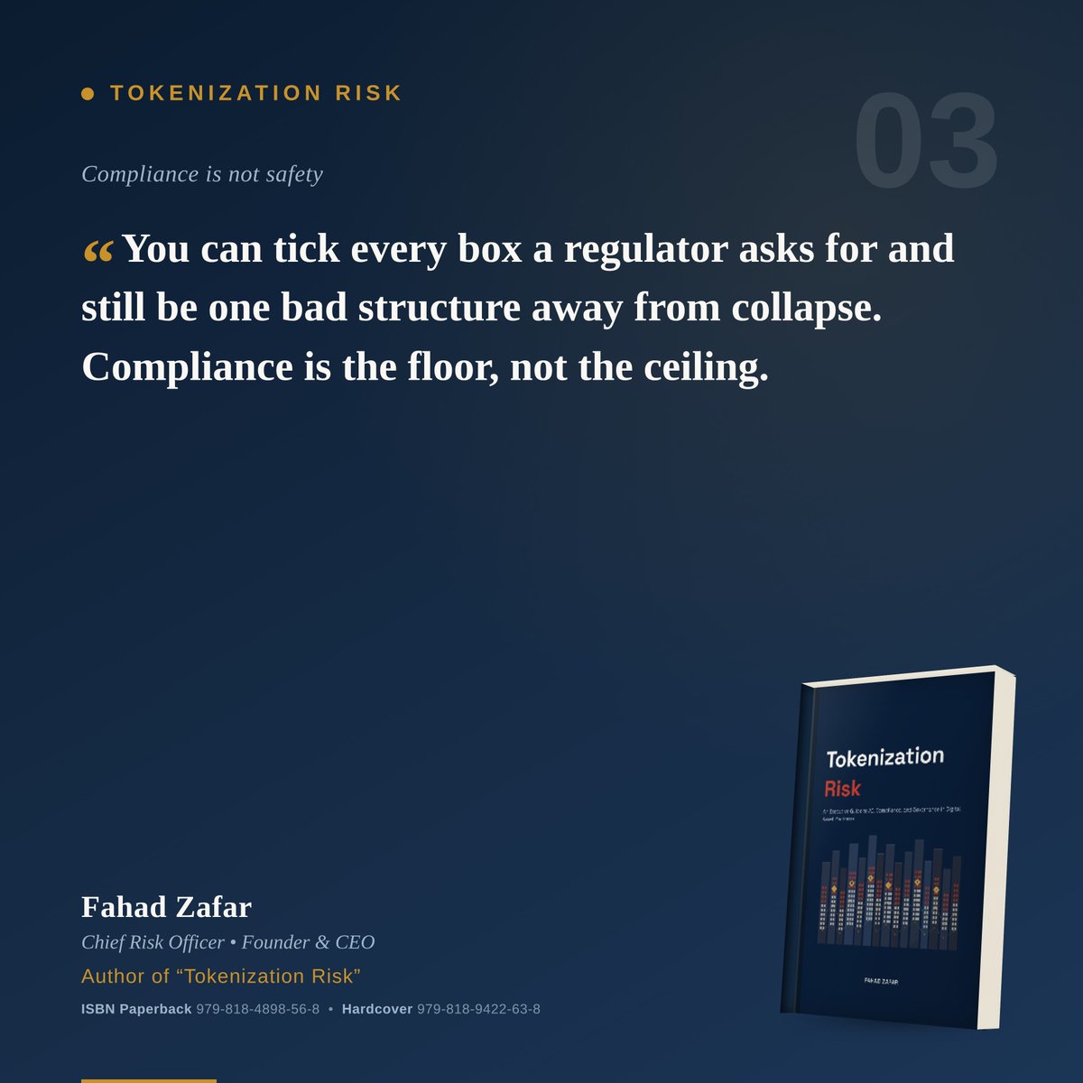 TokenizationRis's tweet photo. "Tokenization Risk"
An Executive Guide to AI, Compliance, and Governance in Digital Asset Platforms

https://t.co/vlG5jz9gNH…

#TokenizationRisk #Tokenization #Risk #AI #DigitalAssets #Blockchain #quote #quotesoftheday https://t.co/YDn9Cknqa4