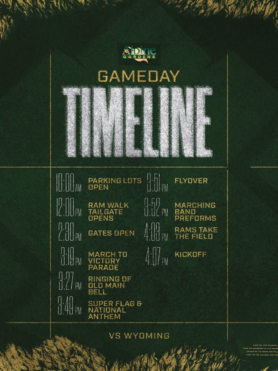 CSURams's tweet photo. Football season is HERE! 🏈🐏

Heading to campus for game day? Check the thread below for everything you need to know! 🧵⬇️ https://t.co/8pvDe203Cl
