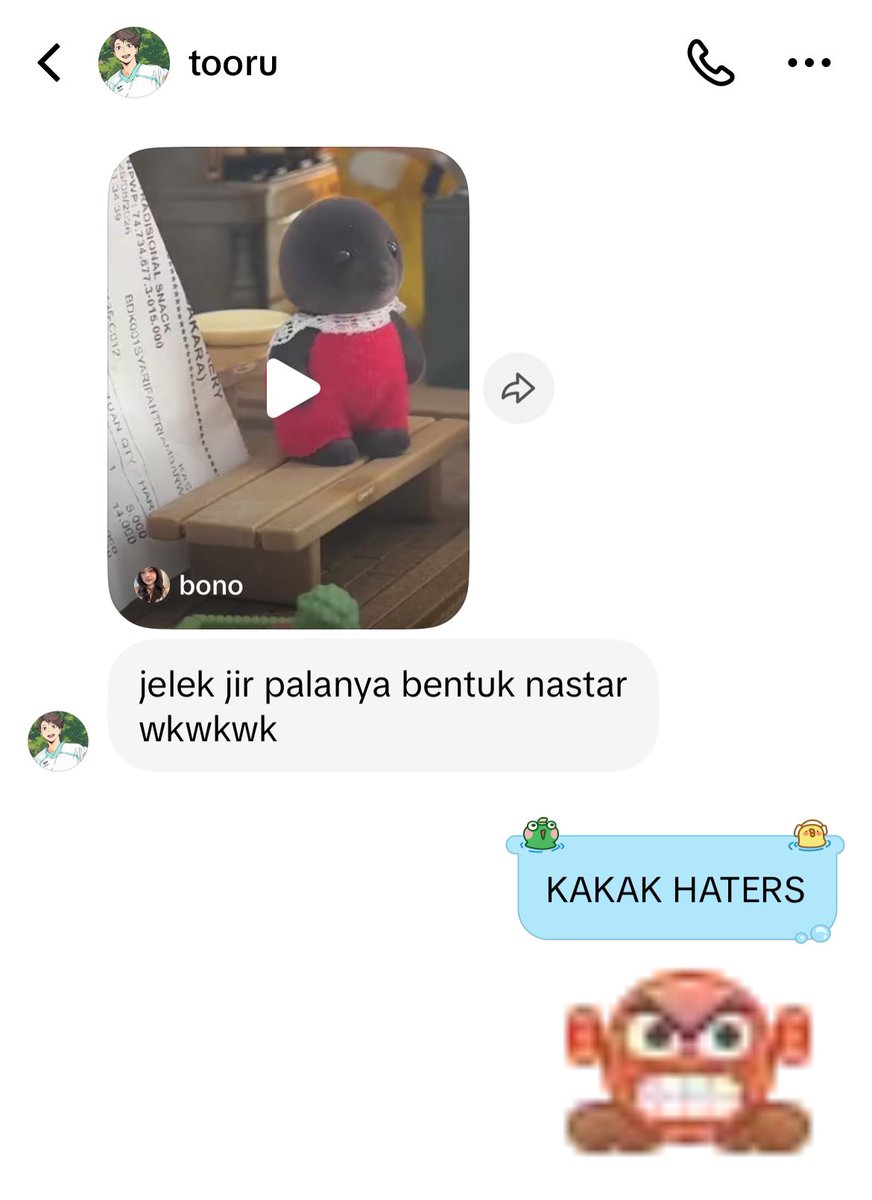 nagimesin's tweet photo. intip lagi isi dm tiktok yachi dan usernya yang isinye cuma oik menghina anak-anak yachi (Oiyachi) https://t.co/9uya3IgfUz