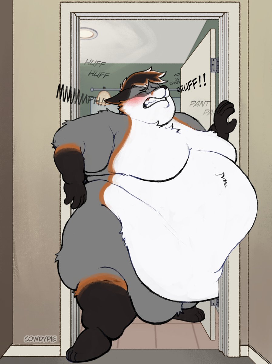 reubenfoxy's tweet photo. P3. "The door definitely got smaller"

I bet this was everyone's favorite part 😏😼

#fatfurry #fatfur #art #furryart https://t.co/gtEk7K55zG