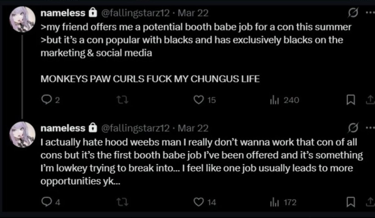 adyabruh's tweet photo. just so you know, that this person is horrendously racist and blocking ppl who are trying to speak up about it https://t.co/sWQHjhx4f5
