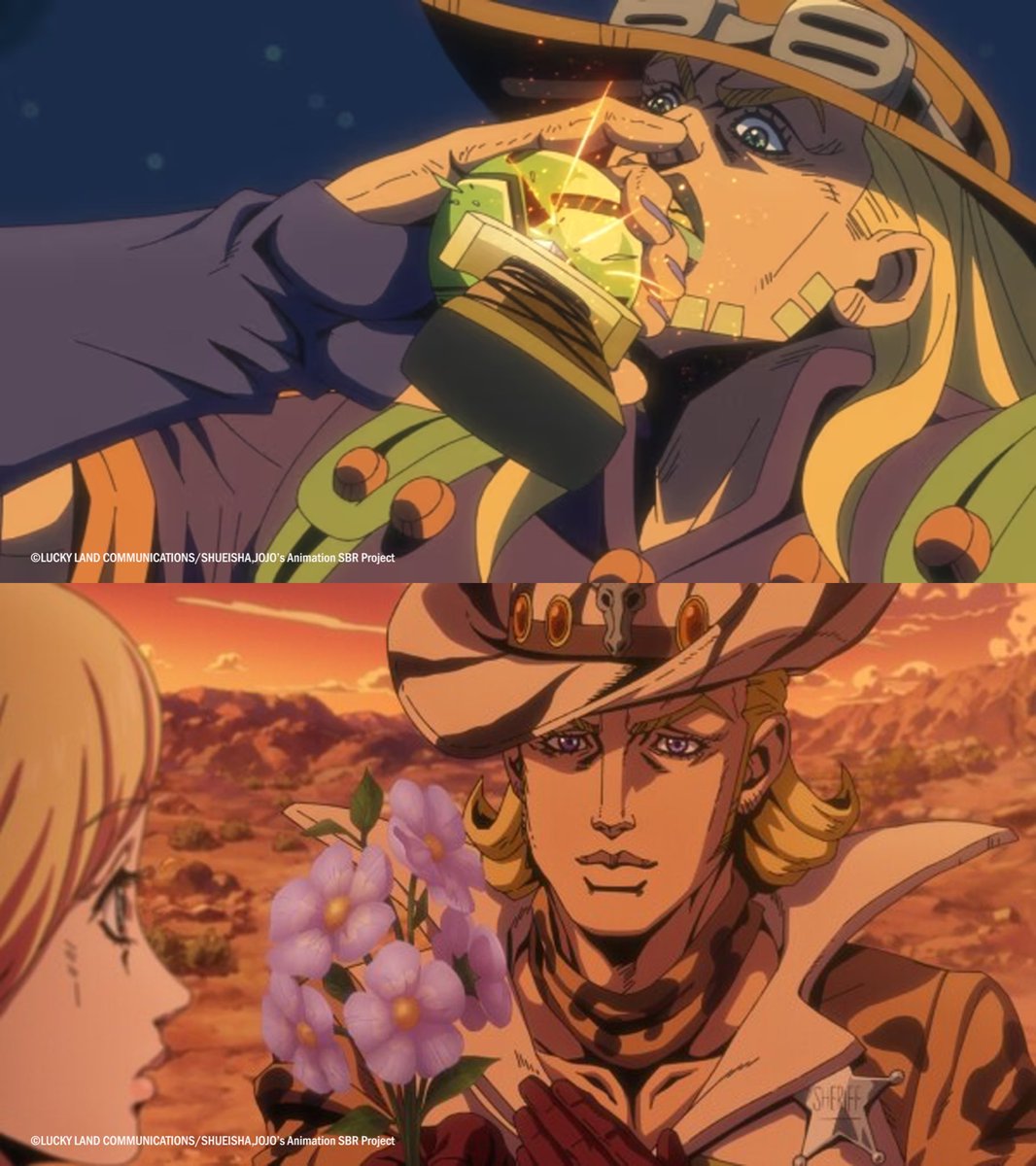animetv_jp's tweet photo. New images of STEEL BALL RUN JoJo’s Bizarre Adventure anime has been revealed!

Scheduled for September 25 on Netflix. New episodes will be released weekly on Fridays. 

In total, the second and third stages will include 11 episodes.

✨More: https://t.co/EVN9zg6v4t https://t.co/4ZUABnoWoy