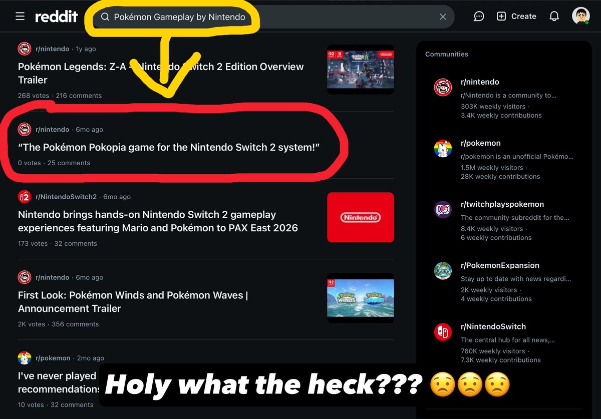 YamasakiJustin's tweet photo. On another Reddit Search for warned in #Switch2 well??? WHAT 😱😱😱 https://t.co/OMsJXSFgxw
