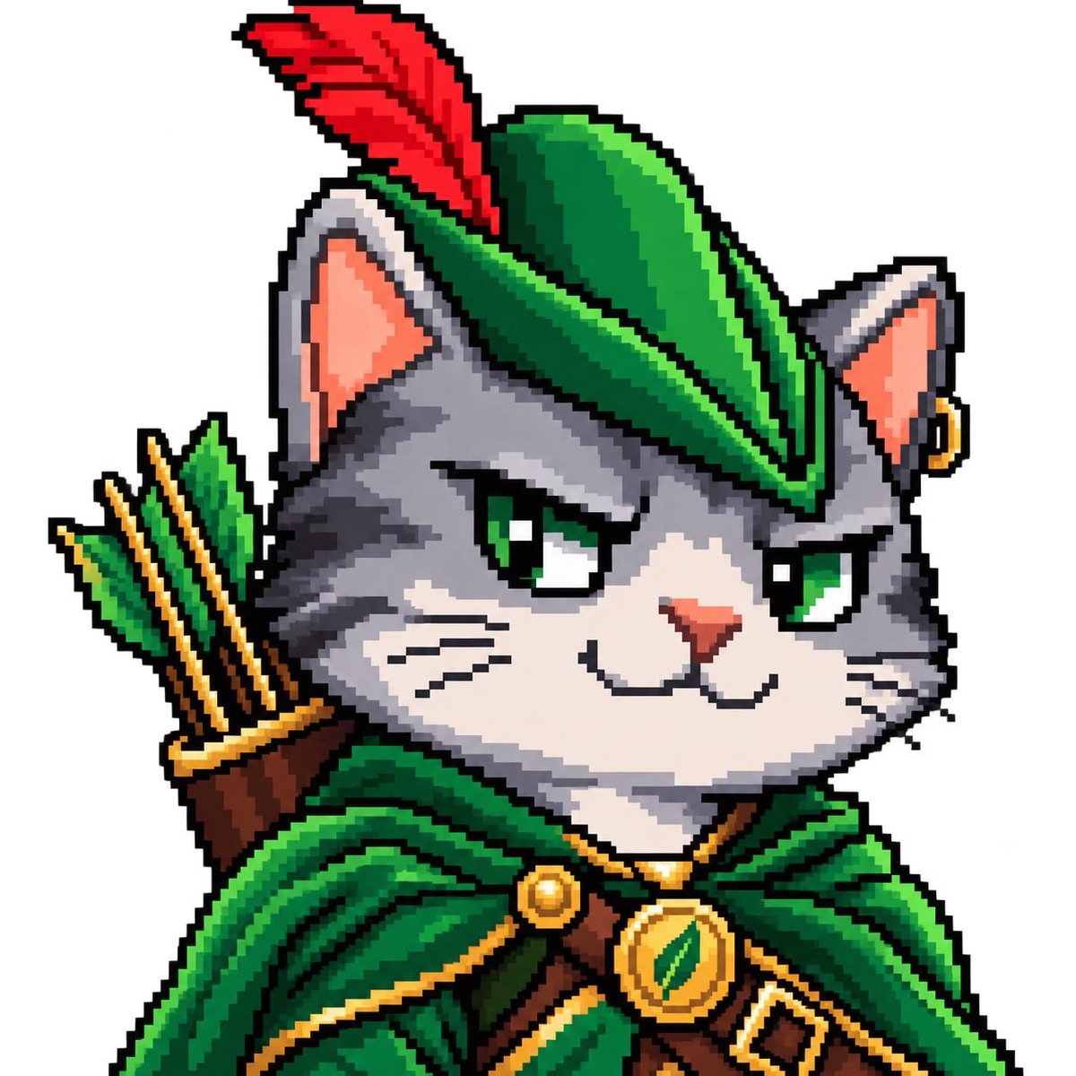 BarrytoValhalla's tweet photo. Still holding my beloved #Robincat frens! $Robincat is a no brainer. This is mascotte of @RobinhoodApp. https://t.co/jOm9EsMsRl